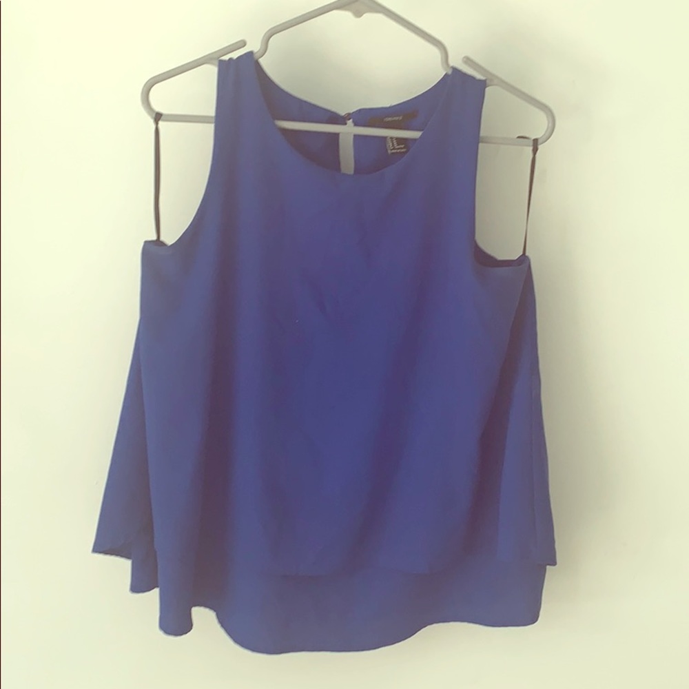Blue tank top